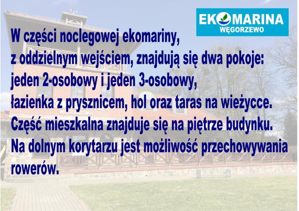 Ekomarina - Pokoj Noclegowy 2 Węgorzewo Extérieur photo